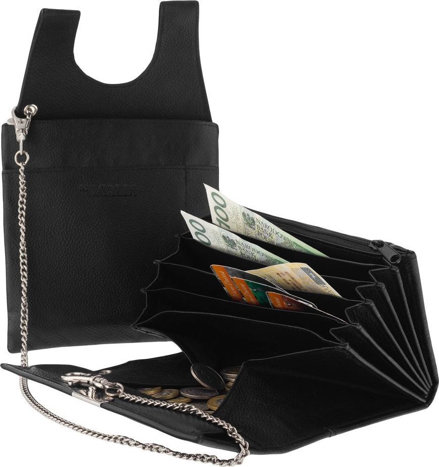 4U Cavaldi Portfel kelnerski ze skóry naturalnej z etui zakładanym na pas Cavaldi