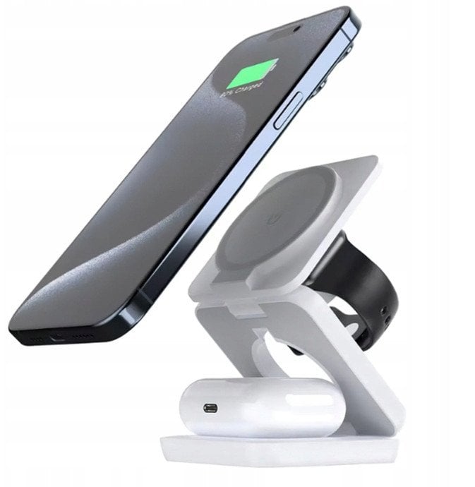 Ładowarka Technaxx z magnetycznym stojakiem do 3 urządzeń TX-316