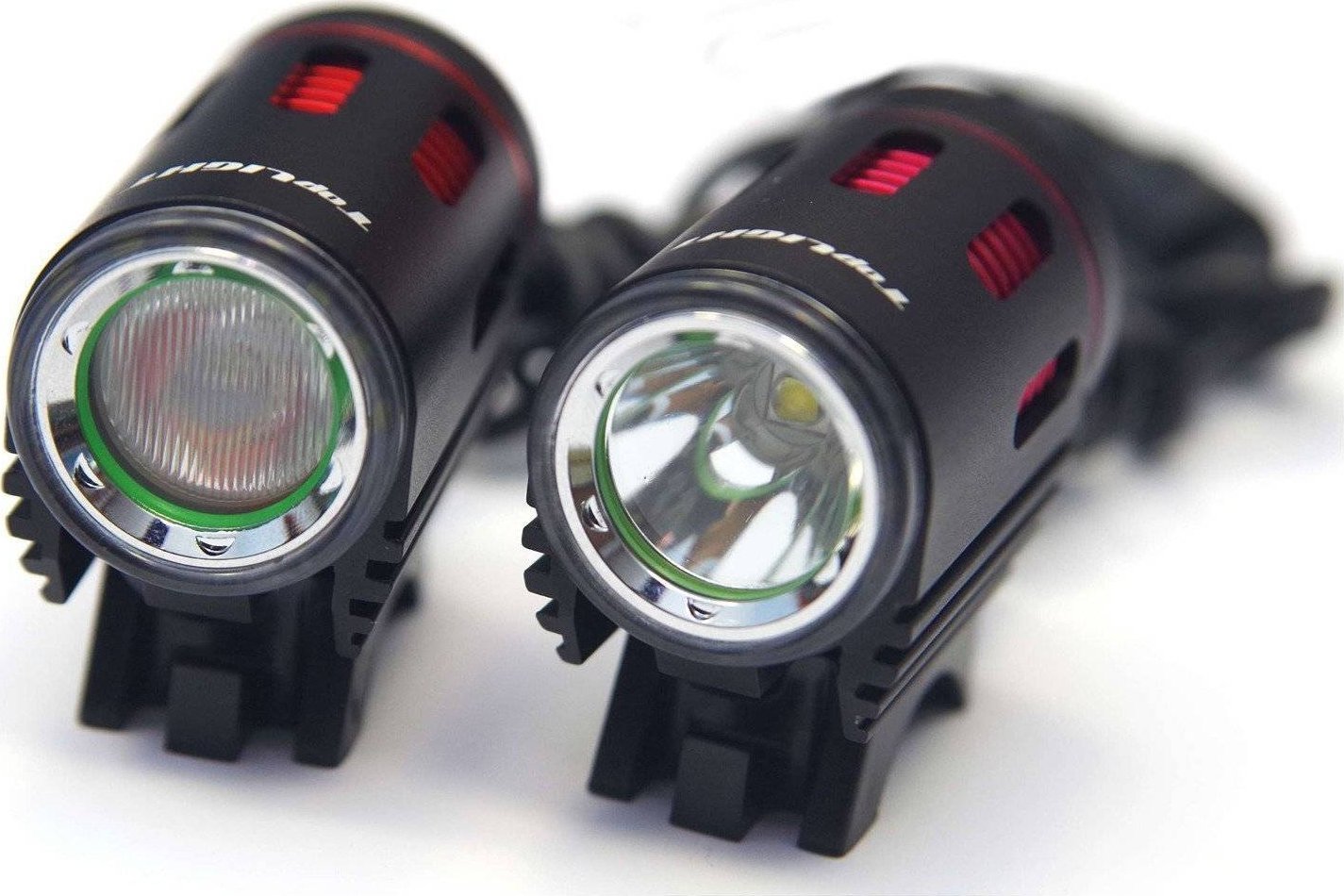 Lampa przednia Top-Light SE-LH1 komplet 2 latarek z akumulatorem Uniwersalny
