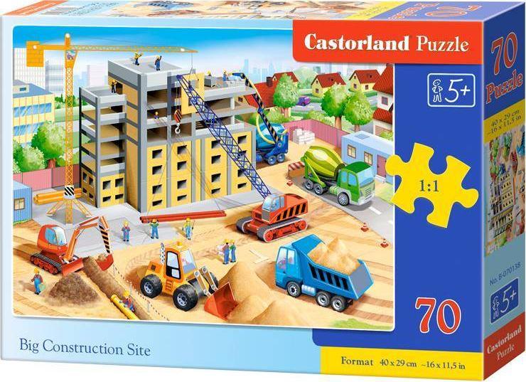 Castorland Puzzle 70 Big Construction Site CASTOR