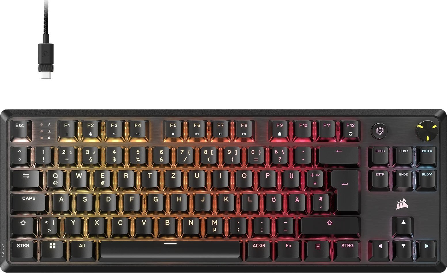 Klawiatura Corsair K70 Core TKL MLX Red v2 (CH-911911E-DE)