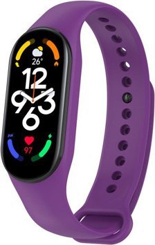 Hello Case OPASKA ZAMIENNA DO XIAOMI MI BAND 5 / 6 / 7 FIOLETOWA BRANSOLETKA SMART