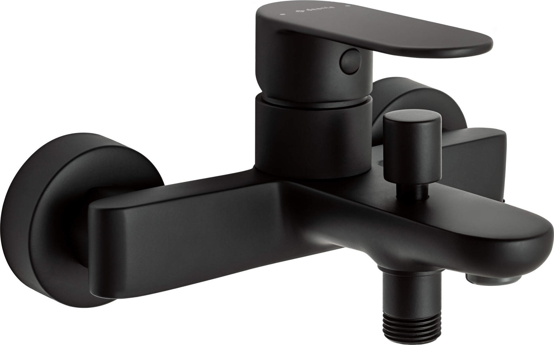 Bateria wannowa Deante Alpinia ścienne czarny (BGA N10M)