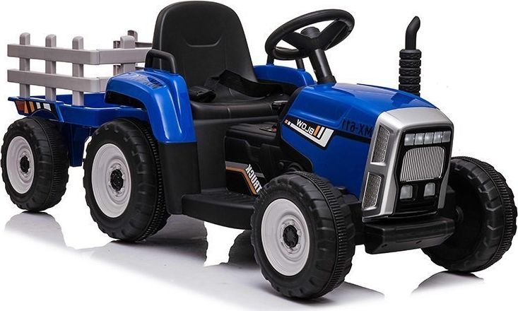 Lean Sport Traktor na Akumulator z Przyczepą XMX611 Niebieski