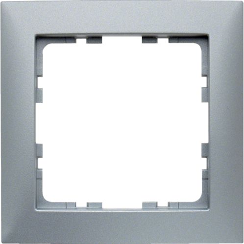 Berker Ramka pojedyncza Kwadrat alu mat (5310118994)