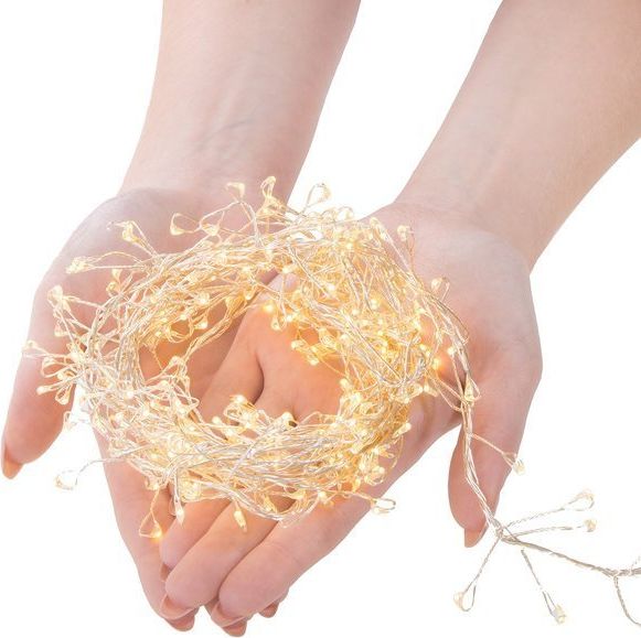 Lampki choinkowe Springos 100 LED białe ciepłe