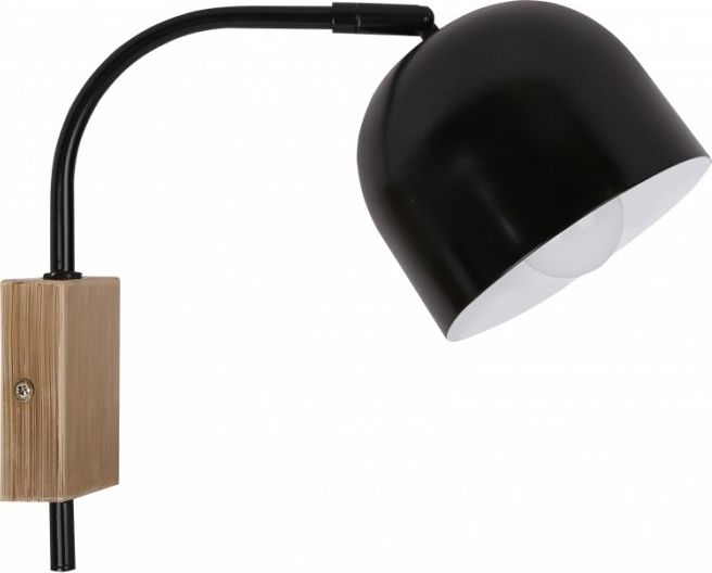 Kinkiet Candellux RUPI LAMPA KINKIET 1X40W E27 CZARNY (21-76687) Candellux