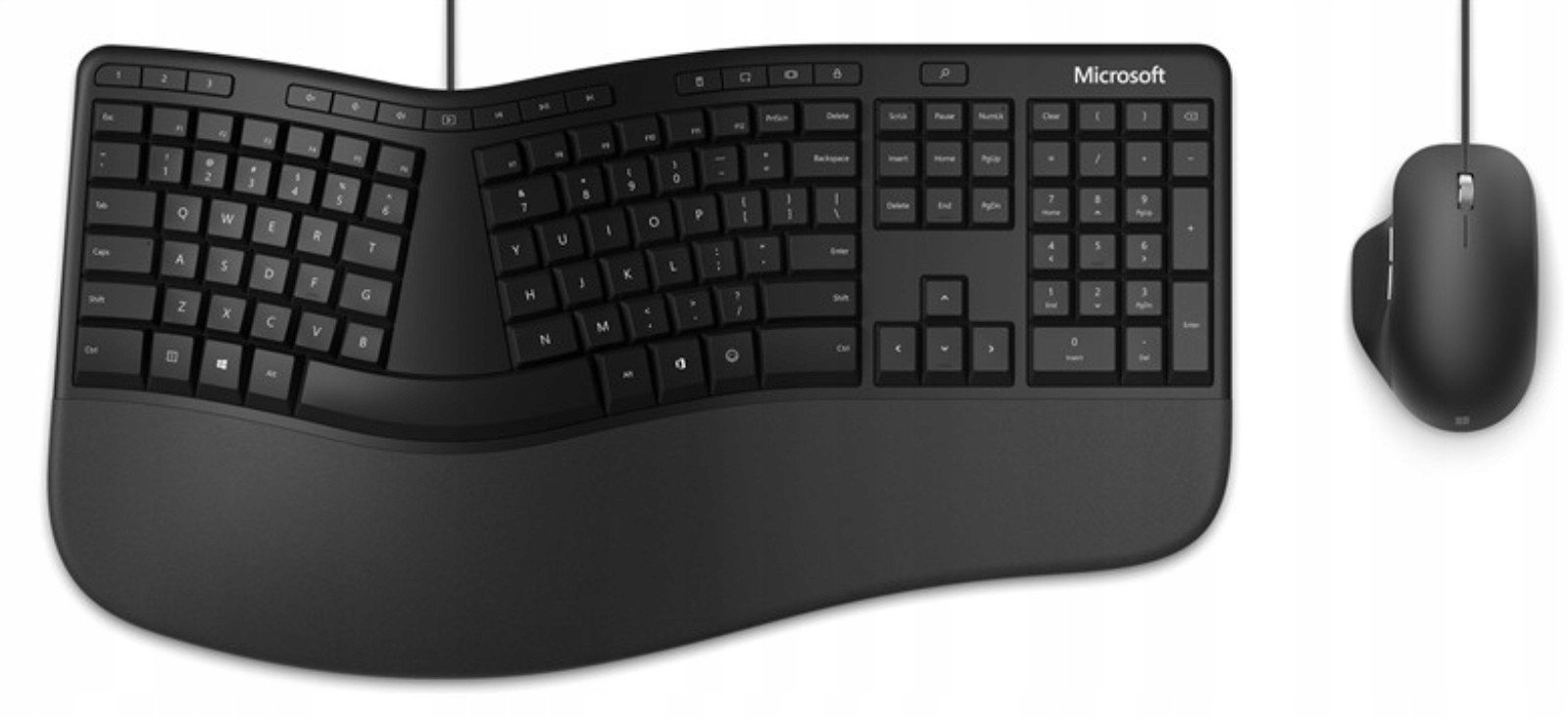 Bezprzewodowy Zestaw Klaw. + Mysz Microsoft Ergonomic Desktop ŚWIETNY