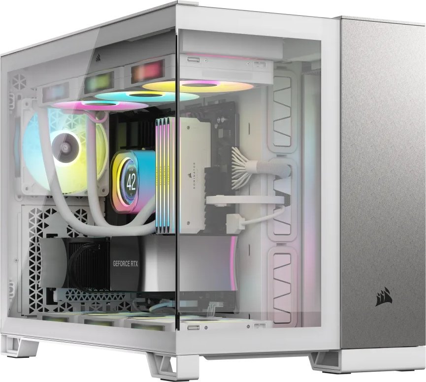 Obudowa Corsair 2500X biało-srebrna (CC-9011289-WW)