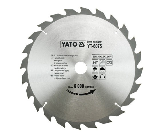 Yato Piła tarczowa do drewna 300x30mm 24z YT-6075