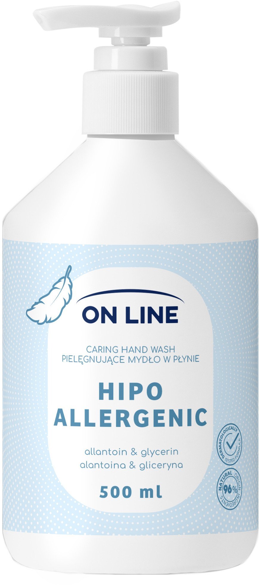 ON LINE Purity Expert Pielęgnujące mydło w płynie Antybakteryjne 500 ml
