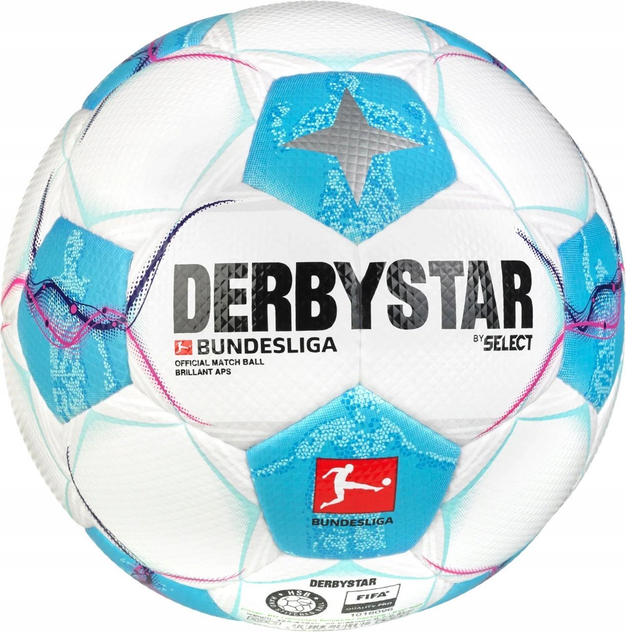 Derbystar Bundesliga Brillant APS v24 FIFA Quality Pro Ball 102011F białe 5