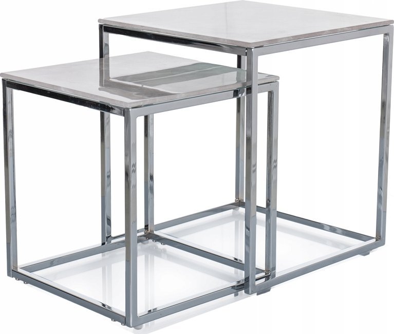 Signal Ława szklana GLORIA II biała