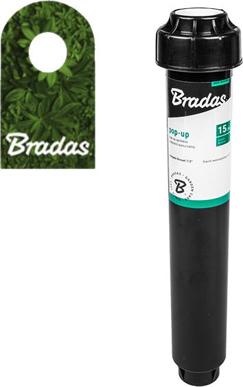 Bradas Zraszacz wynurzalny 6" / 15cm bez dyszy GZ 3/8" DSZW-06 Bradas 5069