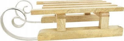 Dekoracja świąteczna Concord Dekoracja drewniana świąteczna sanki 45x23 cm