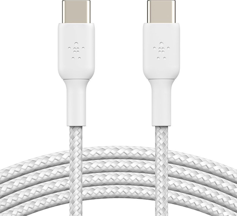 Kabel USB Belkin USB-C - USB-C 1 m Biały (CAB004BT1MWH2PK)
