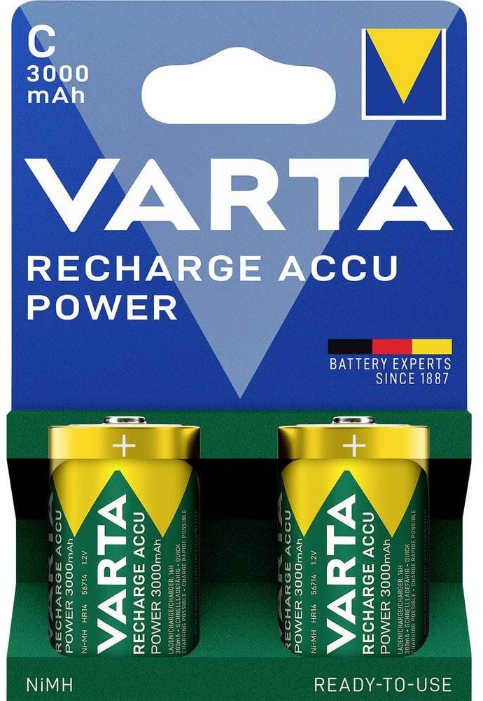 Varta Akumulator RECHARGE Power C HR14 3000mAh 2szt.
