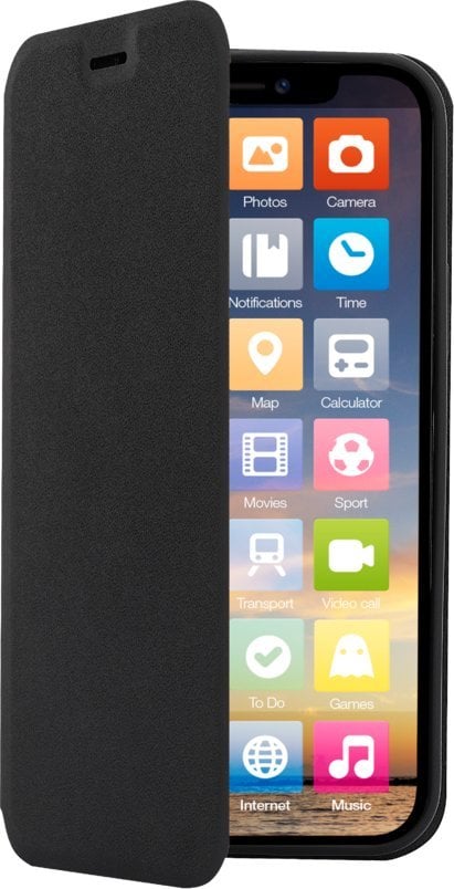 Screenor Screenor CLEVER, Wallet case, Apple, IPHONE 15 PRO MAX, 17 cm (6.7"), Black