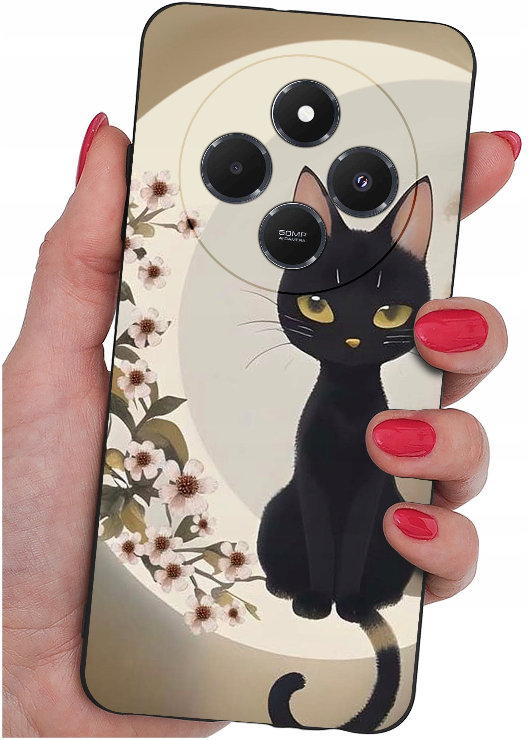 Etui do Xiaomi Redmi 14C WZORY |SILIKONOWE MATT CASE + SZKŁO 9H