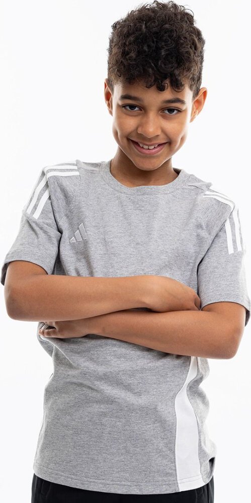 Adidas Koszulka dla dzieci adidas Tiro 24 Sweat szara IR9356 152cm
