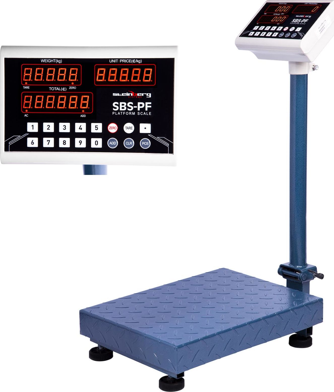 Steinberg Waga platformowa składana SBS-PF-100A8 LED do 100kg