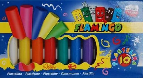 Titanum Plastelina flamingo 10 kolorów