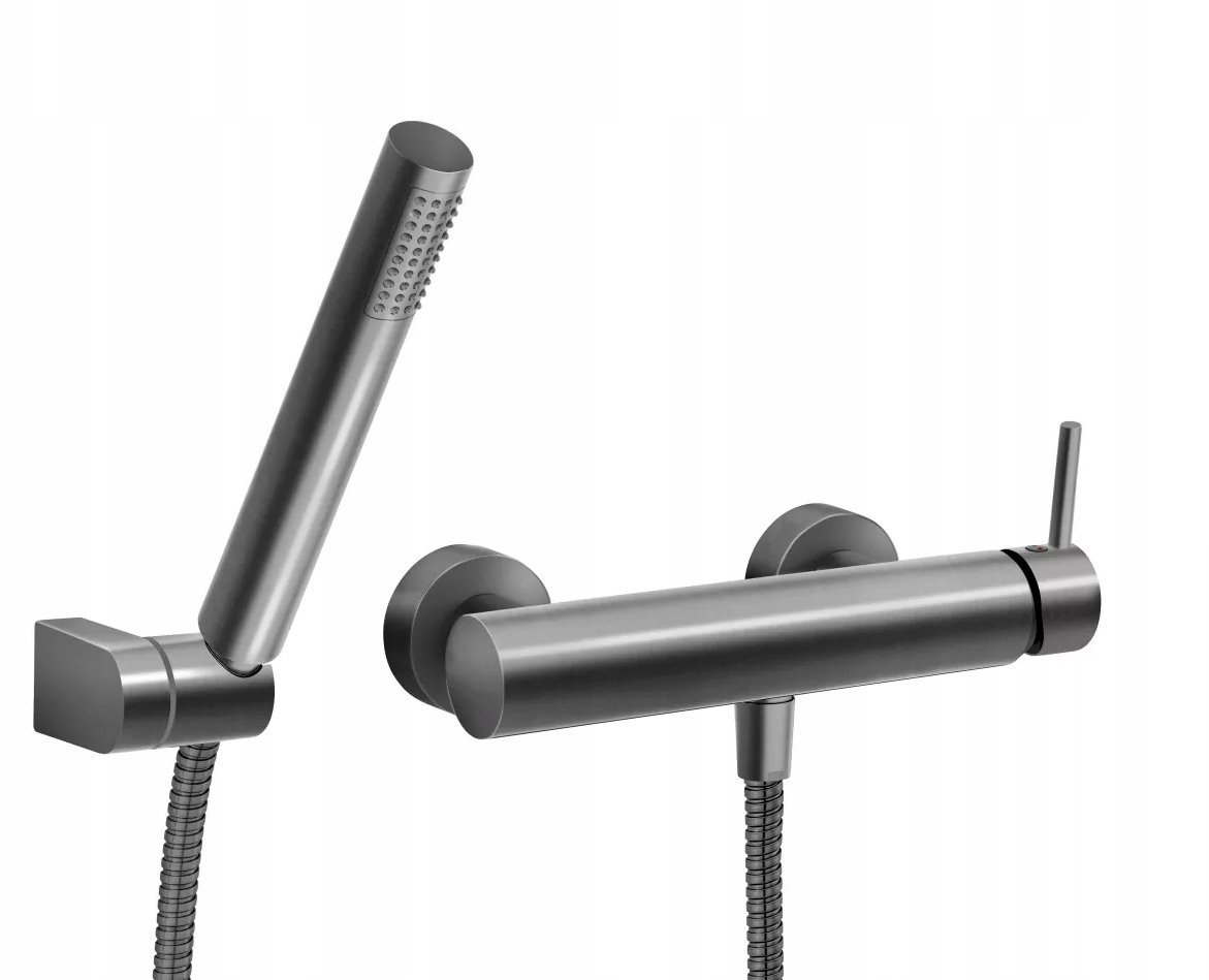 Bateria prysznicowa Alkotest BCK77GM / FERRO / CIRICULUS / BAT. NATRYSKOWA Z ZESTAWEM NATRYSKOWYM GUN METAL