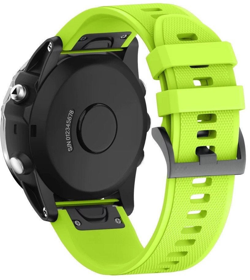 PASEK DO GARMIN FENIX 5 / 6 / 7 / 8 47MM I GARMIN INSTINCT / EPIX 22MM ZIELONY