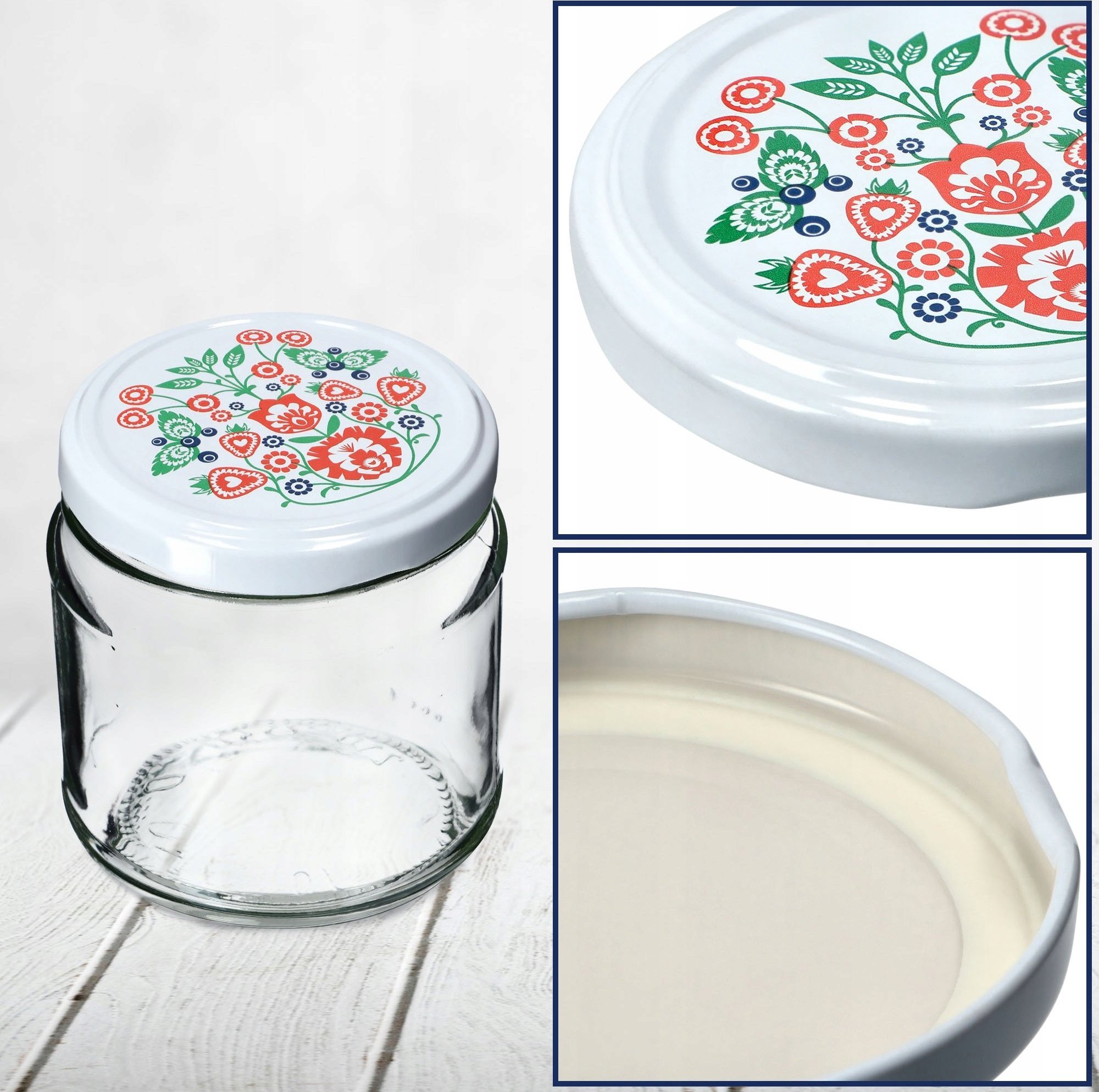 Kadax Zakrętki Do Słoików Nakrętki Wieczka 10 szt fi 66