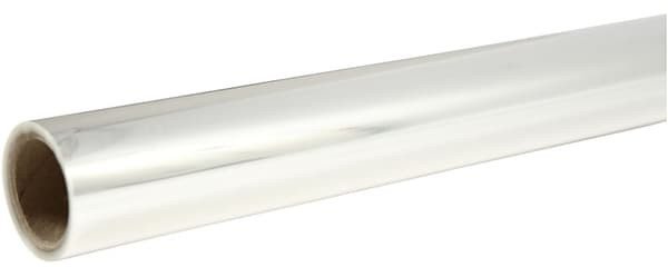 Vrige Plastik klar 2x50mx0,025mm foldet 1 gang. Til afdækning