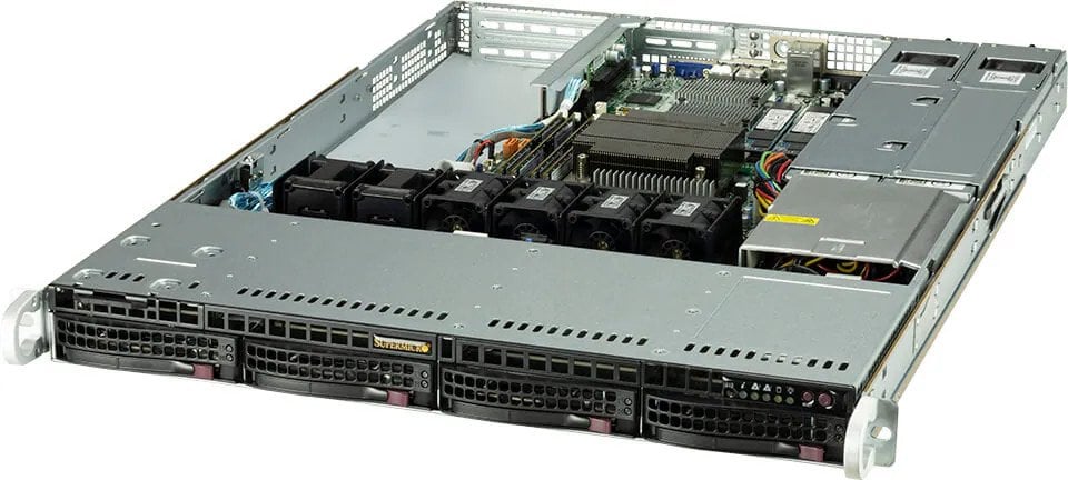 Supermicro Barebone UP SuperServer 1U Single Sockel 1200 SYS-510T-WTR-EU