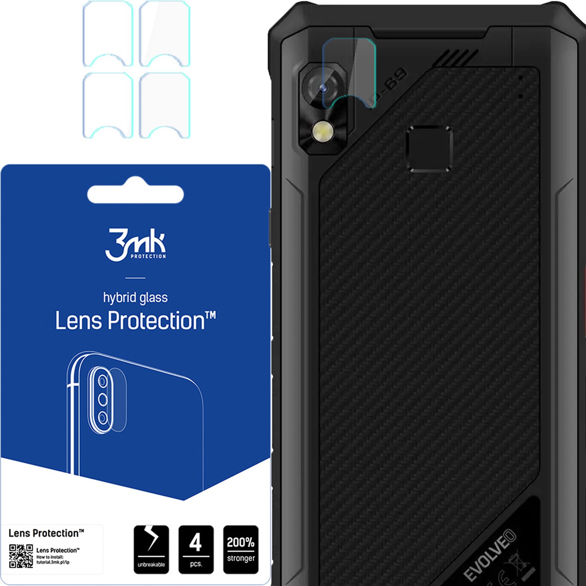 EVOLVEO STRONGPHONE G9 - 3MK LENS PROTECTION