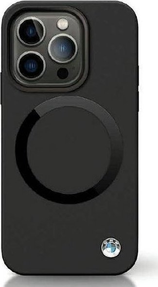 BMW Etui BMW BMHMP14XSILBK2 Apple iPhone 14 Pro Max Signature Liquid Silicone MagSafe czarny/black