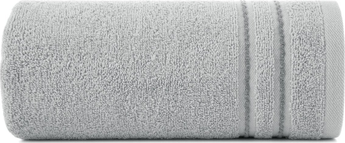 Eurofirany Ręcznik 50 x 90 Kąpielowy Frotte Emina 04 Srebrny