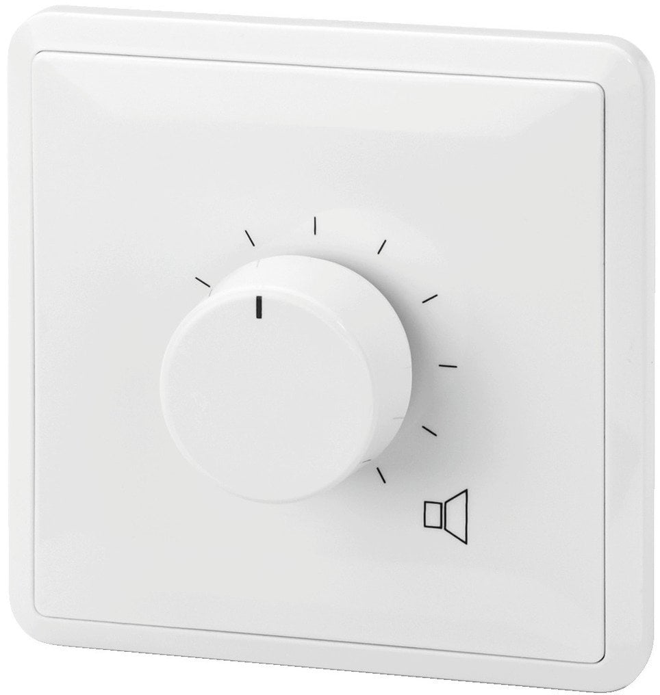Wzmacniacz słuchawkowy Monacor ATT-306PEU Rotary volume control, White, 6 W, 80 x 67 x 80 mm, 190 g