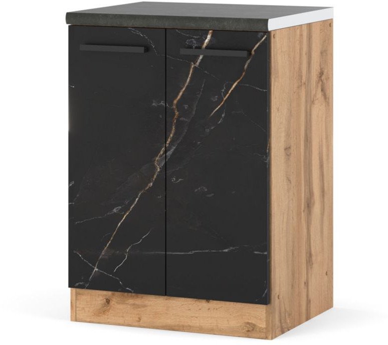 Szafka Kuchenna Stojąca Z Blatem Modułowa Blande 60cm Wotan San Sebastian