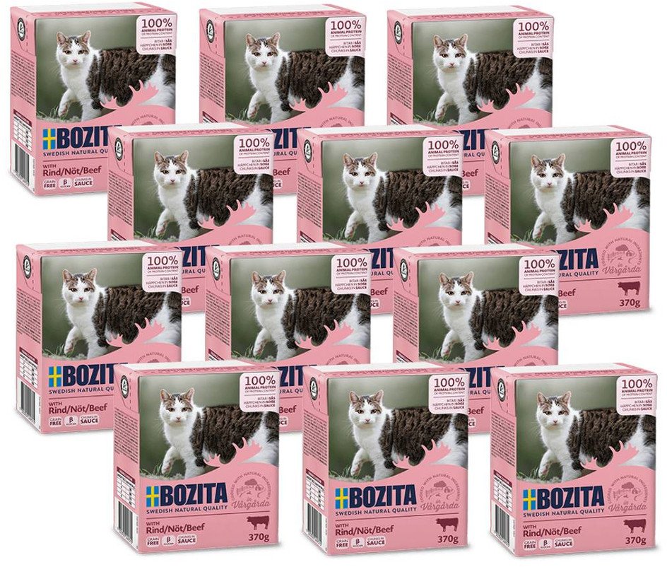 BOZITA Cat Wołowina W Sosie 12x370g