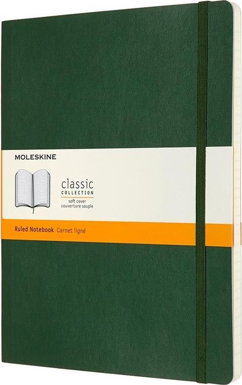 Moleskine Notes 19x25 linie myrtle green