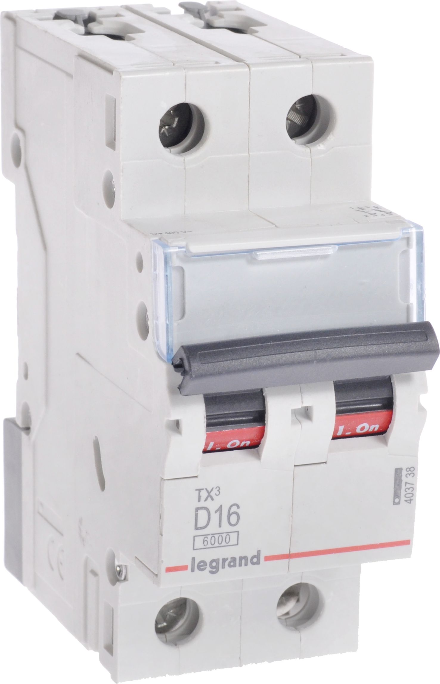 Legrand Wyłącznik nadprądowy 2P D 16A 6kA AC S302 TX3 (403738)