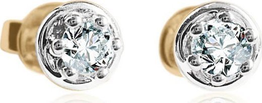 Staviori Złote kolczyki KXD1594 - Diament