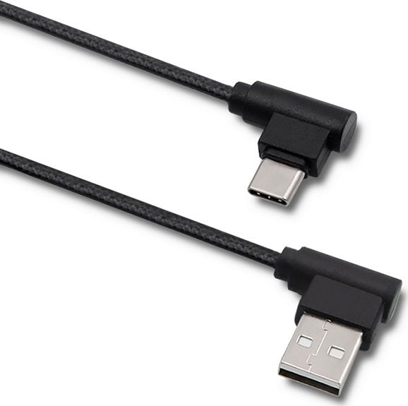 Kabel USB Qoltec USB-A - USB-C 1 m Czarny (5901878504957)