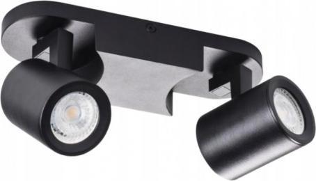 Lampa sufitowa Kanlux Oprawa ścienno-sufitowa podwójna Laurin czarna