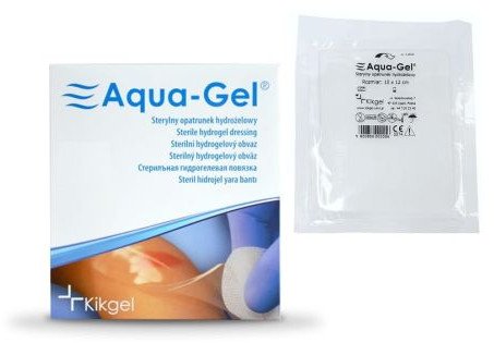 Opatrunek hydrożelowy Kikgel Aquagel 10 x 12 cm