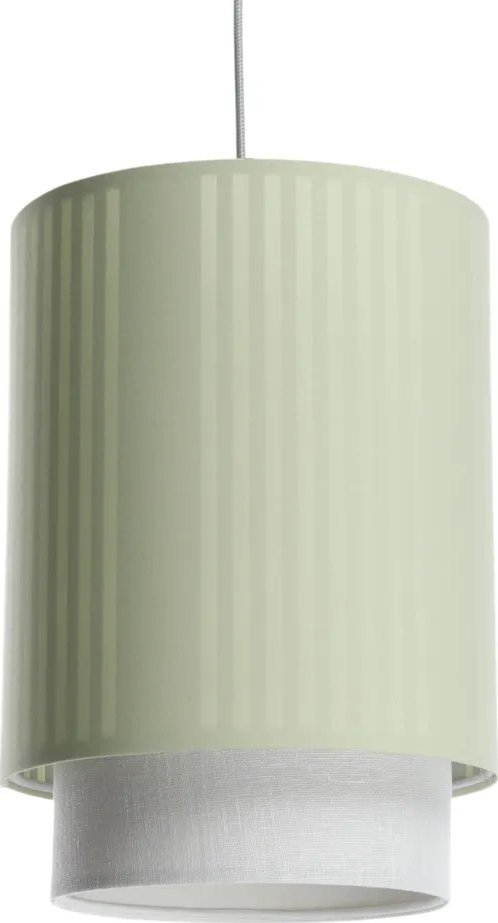 Lampa wisząca DUO LAMI LINE 25 zielona/kremowa BPS KONCEPT