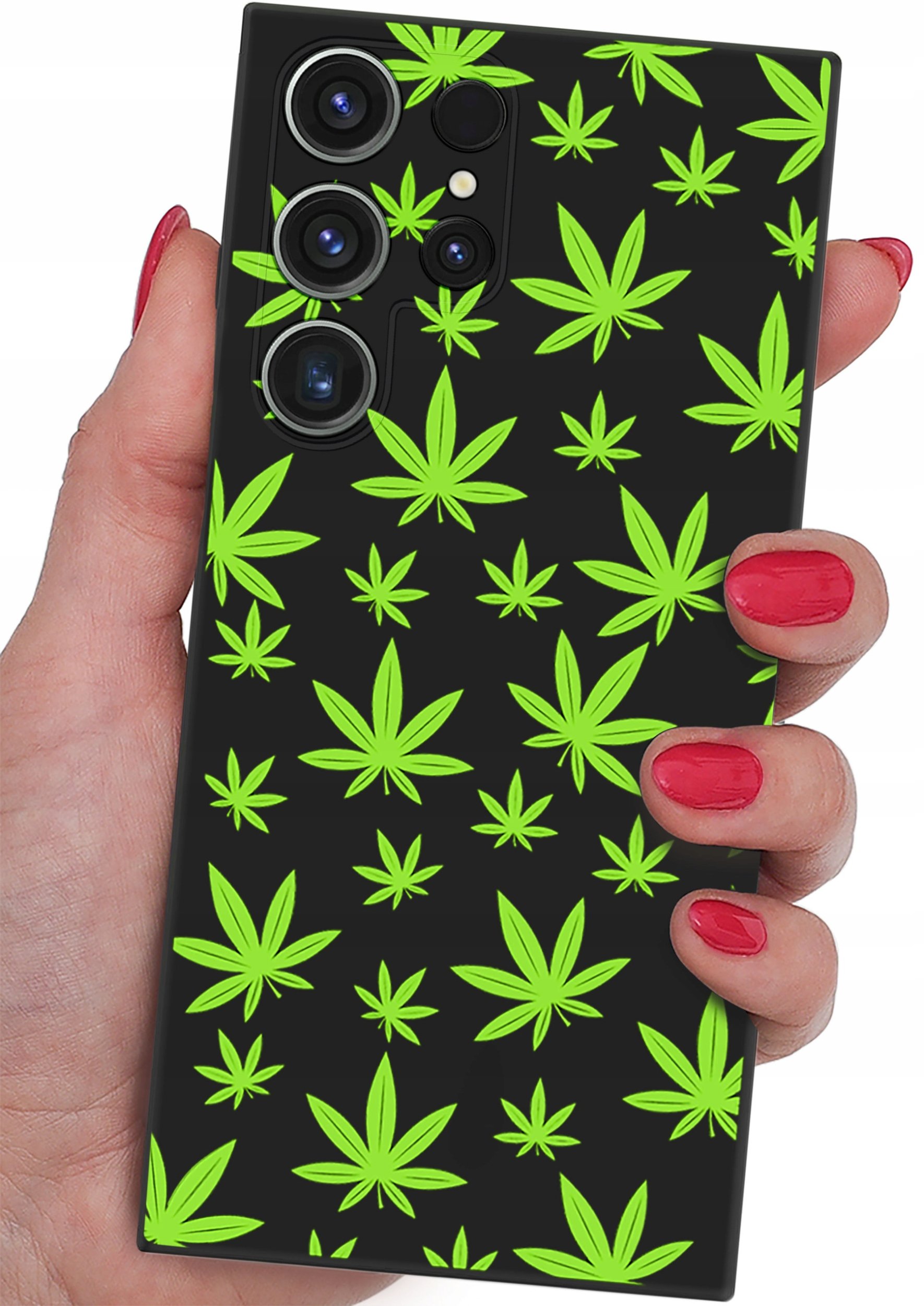 ETUI do Samsung Galaxy S24 Ultra CASE WZORY SOFT MATT PLECKI + SZKŁO 9H