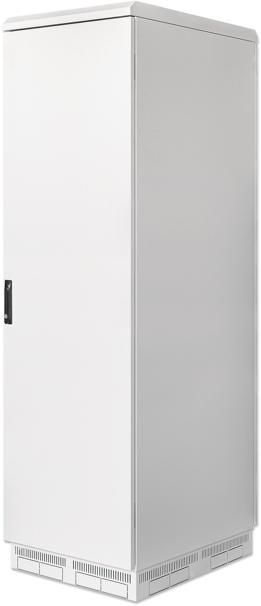 INTELLINET IP55 48,26cm 19Zoll Netzwerkschrank mit integrierten L�ftern 42HE 800mm tief staub- und wasserdicht montiert grau RAL7035