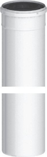 Jeremias Rura dł. 1000 mm 80/125 mm biała JEREMIAS TWPL13080/125