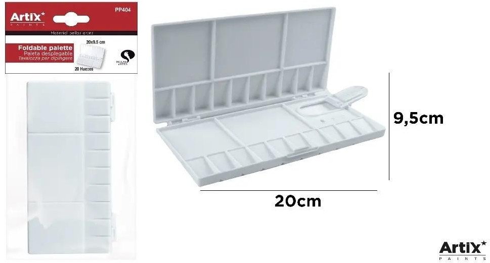 Paleta malarska składana 20x9.5cm