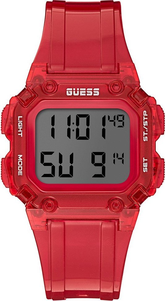 Zegarek Guess Zegarek męski Guess GW0270G2 czerwony
