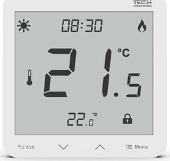 TECH Sterowniki Sterownik ST-297ZV3 pokojowy dwustanowy podtynkowy zasilany z sieci biały